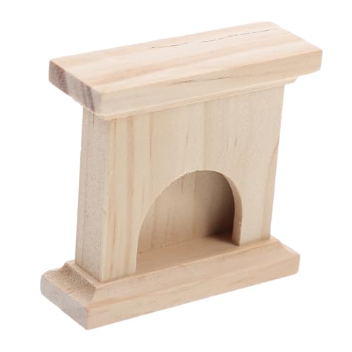 KALLORY Miniatur Kamin Massivem Holz Puppenhaus Accessoire Realistisches Design Handgefertigte Möbel für Langlebig und Charmant für Jede Miniaturszene KALLORY Miniatur Kamin Massivem Holz Puppenhaus Accessoire Realistisches Design Handgefertigte Möbel für Langlebig und Charmant für Jede Miniaturszene von KALLORY