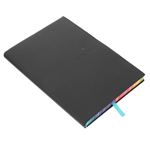 KALLORY Notizbuch Mit Farbigem Rand Kleines Notizbuch Journal -notizbuch Notizbücher Für Die Arbeit Notizblock Für Arbeit Tragbar Notizbücher College Regiert Gefüttert Black Papier KALLORY Notizbuch Mit Farbigem Rand Kleines Notizbuch Journal -notizbuch Notizbücher Für Die Arbeit Notizblock Für Arbeit Tragbar Notizbücher College Regiert Gefüttert Black Papier von KALLORY