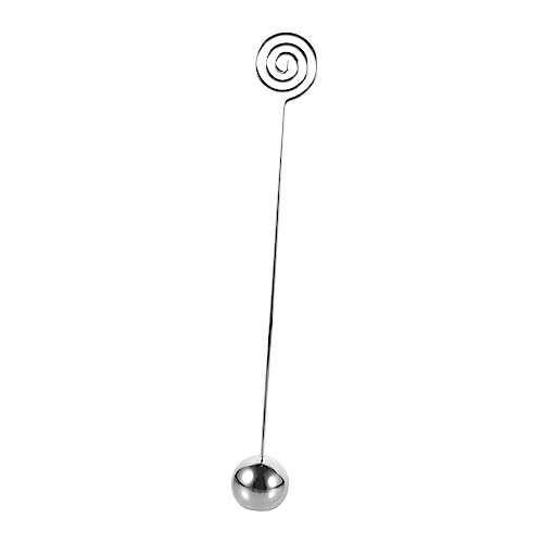 KALLORY Nummer Halter für Schreibtisch Stichworte Memohalter aus Draht TABLE -NUMPER -HAUSE Notizzettelhalter Name Tabellennummer steht Edelstahl Rostfreier Stahl Silber KALLORY Nummer Halter für Schreibtisch Stichworte Memohalter aus Draht TABLE -NUMPER -HAUSE Notizzettelhalter Name Tabellennummer steht Edelstahl Rostfreier Stahl Silber von KALLORY