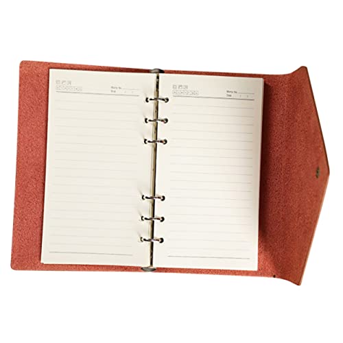 KALLORY Retro Notizbuch mit Bindung Tragbares Schreibbuch für Büro Schule und Reisen Leichter und Langlebiger Reise Notizblock Persönliche Notizen und Kreative Ideen von KALLORY