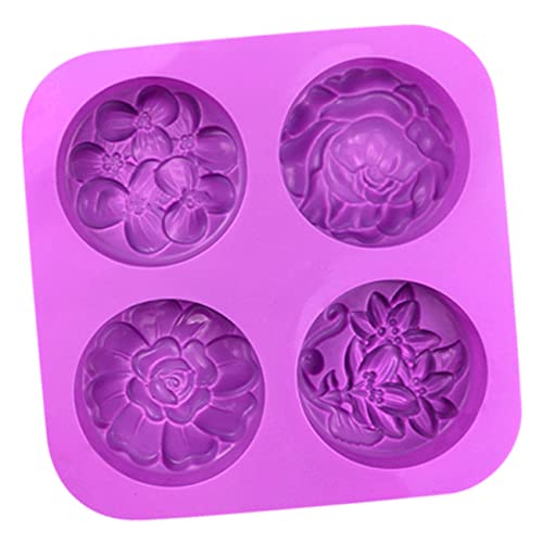 KALLORY Silikonform Kuchenform Backen Hochzeitstortendekorationen geformt Form zur Seifenherstellung DIY formen handgefertigte Seifenformen Fondantformen Kieselgel Violett KALLORY Silikonform Kuchenform Backen Hochzeitstortendekorationen geformt Form zur Seifenherstellung DIY formen handgefertigte Seifenformen Fondantformen Kieselgel Violett von KALLORY