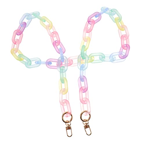 KALLORY Taschenkette Riemen kreuzen Handtasche Kette Schultertasche Umhängetasche bag straps taschengürtel schulterholster schultergürtel bag chain Taschengurt Tasche Gürtel Harz Colorful KALLORY Taschenkette Riemen kreuzen Handtasche Kette Schultertasche Umhängetasche bag straps taschengürtel schulterholster schultergürtel bag chain Taschengurt Tasche Gürtel Harz Colorful von KALLORY