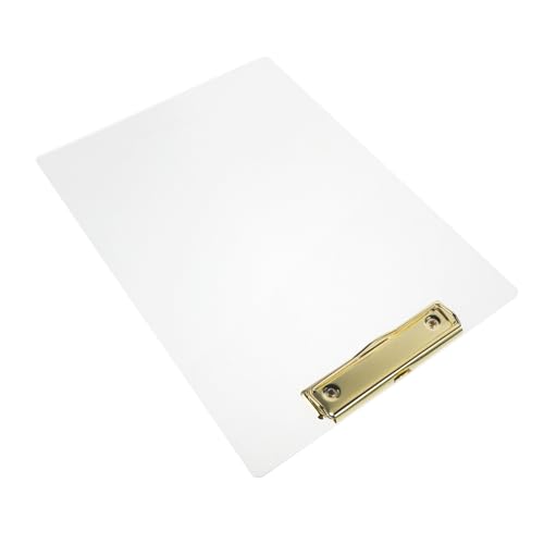 KALLORY Transparentes Klemmbrett Aus Acryl Glatte Schreibfläche Für Den Unterricht – Tragbare Schreibtafel Im Format A5 – Ideal Für Die Organisation In Der Schule Im Büro Und Zu Hause KALLORY Transparentes Klemmbrett Aus Acryl Glatte Schreibfläche Für Den Unterricht – Tragbare Schreibtafel Im Format A5 – Ideal Für Die Organisation In Der Schule Im Büro Und Zu Hause von KALLORY