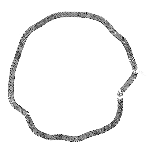KALLORY geformte spärliche Perlen Schmuck Making Kit Perlen zum Basteln Anhänger für die Schmuckherstellung Steinperlen Perlenzauber kleine Perlen runde lose Perlen Obsidian Schwarz von KALLORY