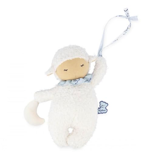 KALOO - Doux Sommeil - Schlafendes Plüschschaf - Schlaflied „Hush Little Baby“ - Mobile Einschlafhilfe aus Plüsch - 20 cm - Weiß - Ab Geburt, K221005 KALOO - Doux Sommeil - Schlafendes Plüschschaf - Schlaflied „Hush Little Baby“ - Mobile Einschlafhilfe aus Plüsch - 20 cm - Weiß - Ab Geburt, K221005 von KALOO