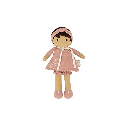 KALOO - Tendresse – Meine 1. Puppe aus Amandin-Stoff – Stoffpuppe 25 cm – Rosa aus Chiffon – Matte Haut – schöne Geschenkbox und Band personalisierbar – ab der Geburt K200004 KALOO - Tendresse – Meine 1. Puppe aus Amandin-Stoff – Stoffpuppe 25 cm – Rosa aus Chiffon – Matte Haut – schöne Geschenkbox und Band personalisierbar – ab der Geburt K200004 von KALOO
