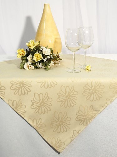 KAMACA Tischdecke Blüten Meer Fleckschutz wasserabweisend Lotus Effekt Tischwäsche Küche Esstisch Frühling Sommer Blumen von KAMACA