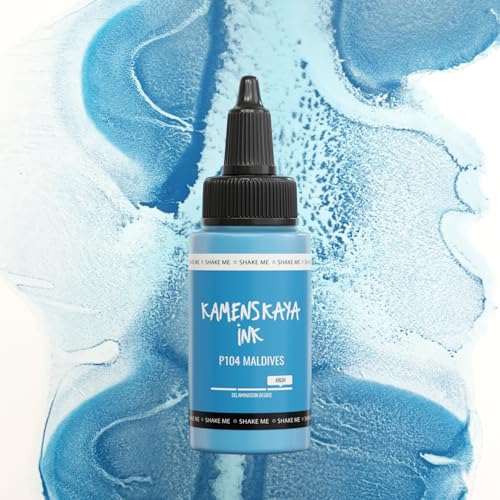 KAMENSKAYA Delaminierende Alkoholtinte - Selbstspaltende Alcohol Ink P-104 'Malediven', 30 ml KAMENSKAYA Delaminierende Alkoholtinte - Selbstspaltende Alcohol Ink P-104 'Malediven', 30 ml von KAMENSKAYA