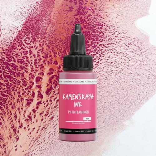 KAMENSKAYA Delaminierende Alkoholtinte - Selbstspaltende Alcohol Ink P-118 'Flamingo', 30 ml KAMENSKAYA Delaminierende Alkoholtinte - Selbstspaltende Alcohol Ink P-118 'Flamingo', 30 ml von KAMENSKAYA