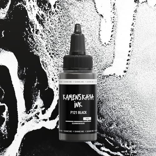 KAMENSKAYA Delaminierende Alkoholtinte - Selbstspaltende Alcohol Ink P-121 'Schwarz', 30 ml KAMENSKAYA Delaminierende Alkoholtinte - Selbstspaltende Alcohol Ink P-121 'Schwarz', 30 ml von KAMENSKAYA
