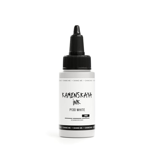 KAMENSKAYA Delaminierende Alkoholtinte - Selbstspaltende Alcohol Ink P-130 'White'- 1 fl oz (30 ml) von KAMENSKAYA