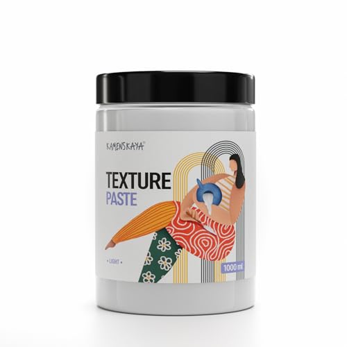 KAMENSKAYA Strukturpaste Fein 1,5 kg - Modellierpaste für Acrylmalerei - Professionelle Texture Paste KAMENSKAYA Strukturpaste Fein 1,5 kg - Modellierpaste für Acrylmalerei - Professionelle Texture Paste von KAMENSKAYA