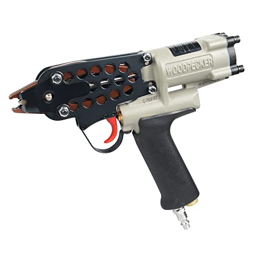 C-760FRT Pneumatischer Hog Ring Hefter, neue einstellbare Geschwindigkeit Generation, 1/2-Zoll Innenkrone, Air Power C Ring Zange für Federkernmatratze, Zaun, Autositz C-760FRT Pneumatischer Hog Ring Hefter, neue einstellbare Geschwindigkeit Generation, 1/2-Zoll Innenkrone, Air Power C Ring Zange für Federkernmatratze, Zaun, Autositz von KAMSIN