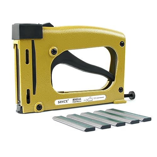 HM515 Manueller Punktantreiber – Leichtes Rahmungswerkzeug mit 1000STK 15mm (5/8") flexiblen Punkten – Handgehaltener Flex-Punkt-Tacker für Bilderrahmen. von KAMSIN