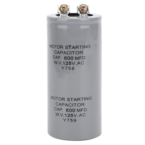 CD60 600MFD 125VAC Motor Starting Running Capacitor Lightweight Efficient Installation Terminal Screw HVAC System von KANASI
