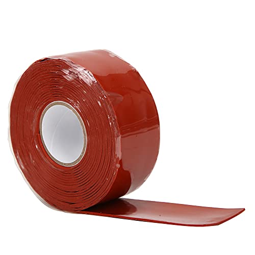 Klebeband stark klebriness PVC PPR Rohr reparieren 2,5 cm Breite rot/weiß (Red) von KANASI