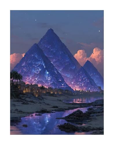 Diamond Painting Pyramide Diamond Painting Erwachsene Groß XXL 60x80 cm Landschaft Full drill Daiment Malerei Erwachsene, 5D Diamant Art Mosaic Stickerei Bastelset Geschenk für Home Decor KSWF606 Diamond Painting Pyramide Diamond Painting Erwachsene Groß XXL 60x80 cm Landschaft Full drill Daiment Malerei Erwachsene, 5D Diamant Art Mosaic Stickerei Bastelset Geschenk für Home Decor KSWF606 von KANGSONGWENJIAJU