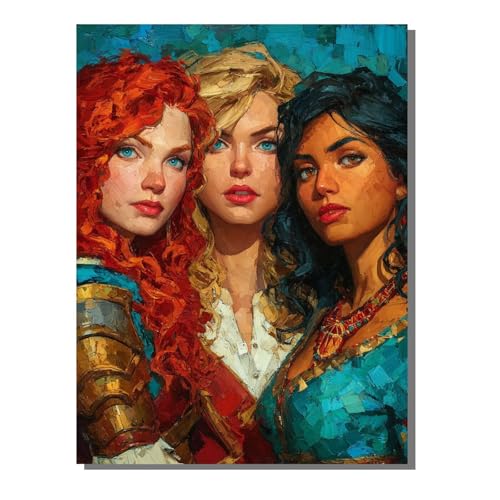 Frau Malen Nach Zahlen Erwachsene, Abstrakt Paint by Numbers Adult Anfänger Kreativ Set für, Heimwerk Malen Nach Zahlen Kinder Mit Rahmen, Pinsel und Acrylfarbe für Deko Wohnzimmer 40x55 cm KSWDK448 von KANGSONGWENJIAJU