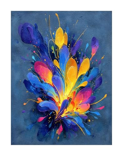 KANGSONGWENJIAJU 5D DIY Diamond Painting Set - Abstrakt Diamant Painting Kinder, Blume Full Drill Bastelset für Erwachsene, Diamant Kunst Bilder Mosaic Stickerei für Home Wand Dekor 80x100 cm KSWF130 KANGSONGWENJIAJU 5D DIY Diamond Painting Set - Abstrakt Diamant Painting Kinder, Blume Full Drill Bastelset für Erwachsene, Diamant Kunst Bilder Mosaic Stickerei für Home Wand Dekor 80x100 cm KSWF130 von KANGSONGWENJIAJU