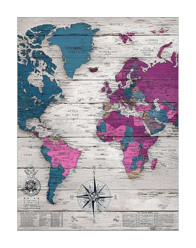 KANGSONGWENJIAJU 5D DIY Diamond Painting Set - Karte Diamant Painting Kinder, Abstrakt Full Drill Bastelset für Erwachsene, Diamant Kunst Bilder Mosaic Stickerei für Home Wand Dekor 40x50cm KSWF120 von KANGSONGWENJIAJU