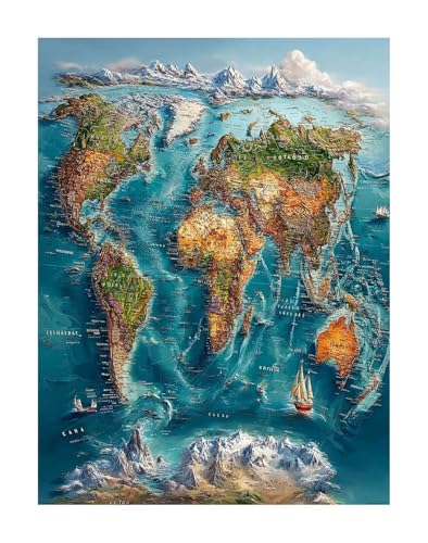 Karte 5D Diamond Painting Erwachsene Groß 40x50cm - Landschaft Full Drill Diamant Painting Bilder, DIY Mosaic Bastelset für Kinder, Diamant Kunst Malerei Stickerei für Home Wand Decor KSWF125 Karte 5D Diamond Painting Erwachsene Groß 40x50cm - Landschaft Full Drill Diamant Painting Bilder, DIY Mosaic Bastelset für Kinder, Diamant Kunst Malerei Stickerei für Home Wand Decor KSWF125 von KANGSONGWENJIAJU