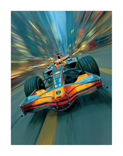Kartfahren 5D Diamond Painting Erwachsene - Auto Full Drill Diamant Painting Kinder Bilder, DIY Mosaic Bastelset für Erwachsene, Diamant Malerei Stickerei Groß für Home Decor 60x80 cm KSWF129 Kartfahren 5D Diamond Painting Erwachsene - Auto Full Drill Diamant Painting Kinder Bilder, DIY Mosaic Bastelset für Erwachsene, Diamant Malerei Stickerei Groß für Home Decor 60x80 cm KSWF129 von KANGSONGWENJIAJU
