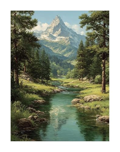 Landschaft Diamond Painting Kit Groß XXL 60x80 cm, 5D DlY Baum Diamant Painting Bilder Kinder Full drill Daiments Malerei Erwachsene, Diamond Art Mosaic Stickerei Bastelset Geschenk Wand Dekor KSWF80 Landschaft Diamond Painting Kit Groß XXL 60x80 cm, 5D DlY Baum Diamant Painting Bilder Kinder Full drill Daiments Malerei Erwachsene, Diamond Art Mosaic Stickerei Bastelset Geschenk Wand Dekor KSWF80 von KANGSONGWENJIAJU