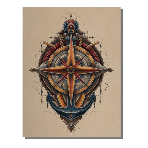 Malen Nach Zahlen Erwachsene Kompass, Groß DIY Malen Nach Zahlen Abstrakt, Anfänger Frauen Bastelset, Pinsel und Acrylfarbe, Paint by Numbers Basteln für Wand Dekor Geschenk 80x110 cm KSWWK437 Malen Nach Zahlen Erwachsene Kompass, Groß DIY Malen Nach Zahlen Abstrakt, Anfänger Frauen Bastelset, Pinsel und Acrylfarbe, Paint by Numbers Basteln für Wand Dekor Geschenk 80x110 cm KSWWK437 von KANGSONGWENJIAJU