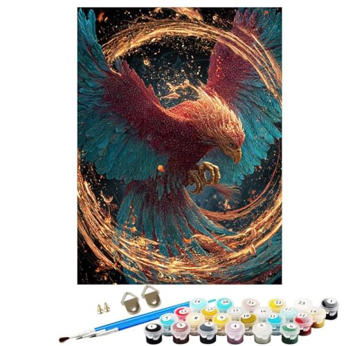 Malen Nach Zahlen Erwachsene PhöNix, Groß DIY Malen Nach Zahlen Tier, Anfänger Frauen Bastelset, Pinsel und Acrylfarbe, Paint by Numbers Basteln für Wand Dekor Geschenk 80x110 cm KSWWK174 Malen Nach Zahlen Erwachsene PhöNix, Groß DIY Malen Nach Zahlen Tier, Anfänger Frauen Bastelset, Pinsel und Acrylfarbe, Paint by Numbers Basteln für Wand Dekor Geschenk 80x110 cm KSWWK174 von KANGSONGWENJIAJU