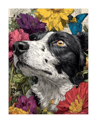 Tier 5D Diamond Painting Erwachsene Groß 30x40 cm - Blume Full Drill Diamant Painting Bilder, DIY Mosaic Bastelset für Kinder, Diamant Kunst Malerei Stickerei für Home Wand Decor KSWF104 Tier 5D Diamond Painting Erwachsene Groß 30x40 cm - Blume Full Drill Diamant Painting Bilder, DIY Mosaic Bastelset für Kinder, Diamant Kunst Malerei Stickerei für Home Wand Decor KSWF104 von KANGSONGWENJIAJU