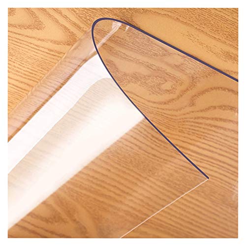 KANMR Tischdecke 2,0 Mm Dick Büro Küche Weiches Glas Plastikunterlage Wasserdicht Kratzschutz Tischschutz,Eine Vielzahl Von Farbgrößen (A,90x90cm) von KANMR
