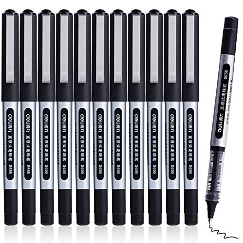 KANOSON Kugelschreiber Schwarz Set,12 Stück Gel Stifte Tintenschreiber Gel Kugelschreiber, 0,5mm Gelschreiber für Schreiben Skizzieren Zeichnen Färben Büromaterial KANOSON Kugelschreiber Schwarz Set,12 Stück Gel Stifte Tintenschreiber Gel Kugelschreiber, 0,5mm Gelschreiber für Schreiben Skizzieren Zeichnen Färben Büromaterial von KANOSON