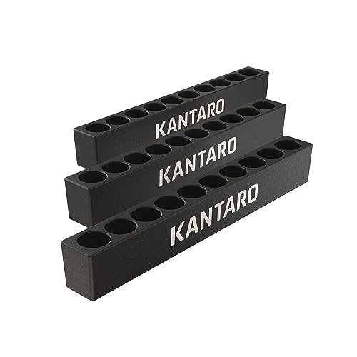 KANTARO 9013 BitBlocks (3 Stück) Elastische Aufbewahrungsriegel für 10x C6.3 Bits von KANTARO