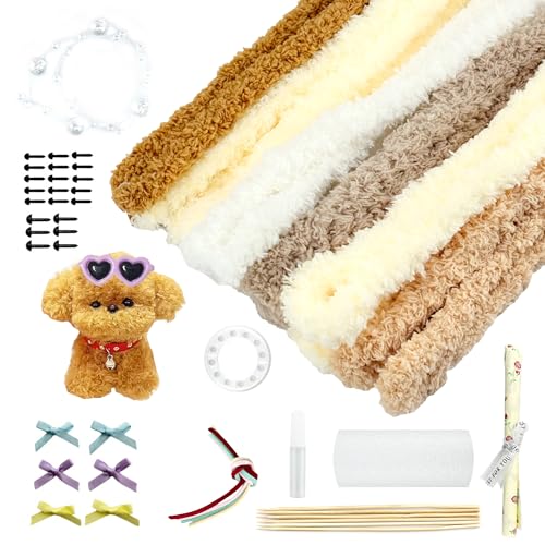 50 Stück Pfeifenputzer zum Basteln braun, 100 cm x 3 cm Pfeifenreiniger zum Basteln, Chenilledraht Plüsch mit Augen, Bändern, Schleifen und Anleitung, für DIY Basteldekoration. 50 Stück Pfeifenputzer zum Basteln braun, 100 cm x 3 cm Pfeifenreiniger zum Basteln, Chenilledraht Plüsch mit Augen, Bändern, Schleifen und Anleitung, für DIY Basteldekoration. von KAOTPO