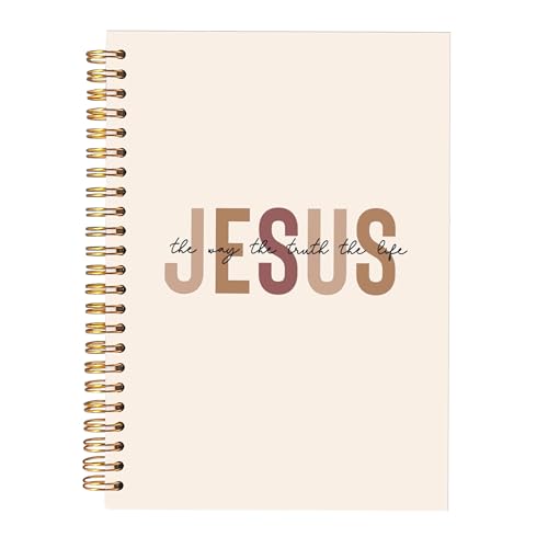 KAOWT Christliches Boho-Notizbuch, Bibel-Notizbücher für Notizen, christliche Geschenke für Frauen, Gebetsschrift-Tagebuch, Jesus der Weg der Wahrheit, das Leben, Hardcover, Spiralnotizbuch, 14 x 21 KAOWT Christliches Boho-Notizbuch, Bibel-Notizbücher für Notizen, christliche Geschenke für Frauen, Gebetsschrift-Tagebuch, Jesus der Weg der Wahrheit, das Leben, Hardcover, Spiralnotizbuch, 14 x 21 von KAOWT