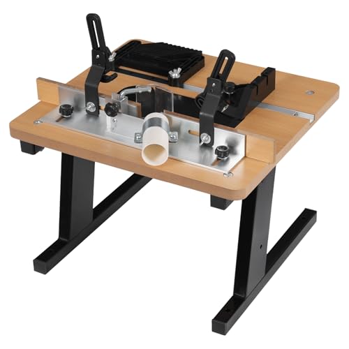 Fräsmaschine Oberfräsentisch Universal Fräsmaschine Metall für Holzes anzupassen max. 21,7 Zoll mit Staubsaugeranschluss und Verstellbare Winkelführung Frästisch für Oberfräse 43x40cm Fräsmaschine Oberfräsentisch Universal Fräsmaschine Metall für Holzes anzupassen max. 21,7 Zoll mit Staubsaugeranschluss und Verstellbare Winkelführung Frästisch für Oberfräse 43x40cm von KAPIPALA