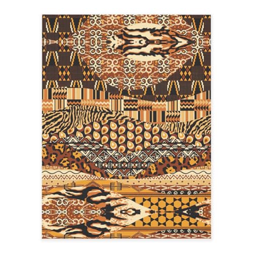Afrikanischer Stil, Patchwork-Druck, Kristall-Aufkleber zum Basteln, niedliche Aufkleber, Bastelbedarf für Damen und Herren, für Laptop, Skateboard von KAPPTYY
