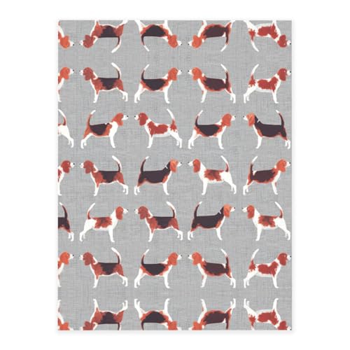 Beagle-Muster, Kristall-Aufkleber zum Basteln, niedliche Aufkleber, Bastelbedarf für Damen und Herren, für Laptop, Skateboard von KAPPTYY