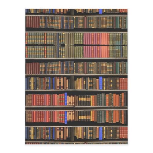 Bibliotheks-Bücherregal-Druck, Kristall-Aufkleber zum Basteln, niedliche Aufkleber, Bastelbedarf für Damen und Herren, für Laptop, Skateboard von KAPPTYY