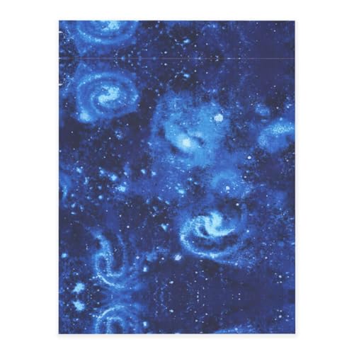 Blaues Universum Weltraum-Galaxie-Druck, Kristall-Aufkleber zum Basteln, niedliche Aufkleber, Bastelbedarf für Damen und Herren, für Laptop, Skateboard von KAPPTYY