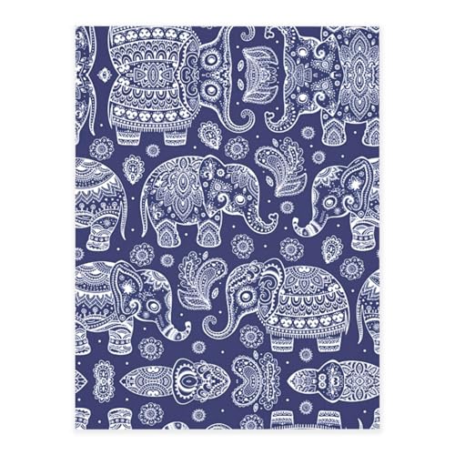 Boho-Elefanten-Druck-Kristall-Aufkleber zum Basteln, niedliche Aufkleber, Bastelbedarf für Damen und Herren, für Laptop, Skateboard von KAPPTYY