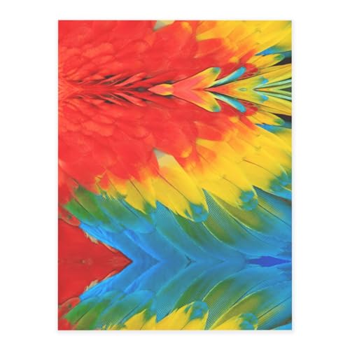 Fantastische Papageienfeder-Druck-Kristall-Aufkleber zum Basteln, niedliche Aufkleber, Bastelbedarf für Damen und Herren, für Laptop, Skateboard von KAPPTYY