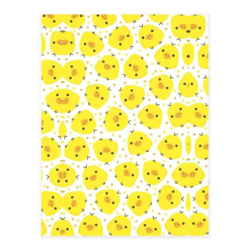 Gelbe Huhn-Druck-Kristall-Aufkleber zum Basteln, niedliche Aufkleber, Bastelbedarf für Damen und Herren, für Laptop, Skateboard von KAPPTYY