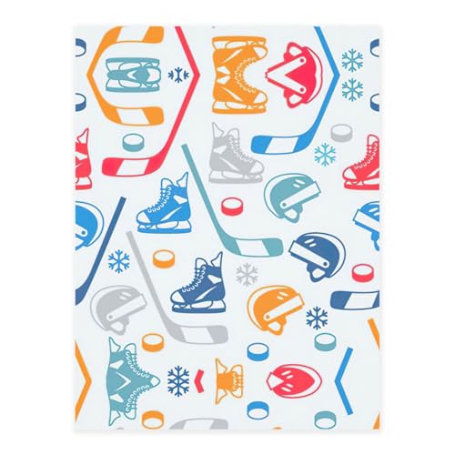 Hockey-Elemente, kreativer gemusterter Druck, Kristall-Aufkleber zum Basteln, niedliche Aufkleber, Bastelbedarf für Damen und Herren, für Laptop, Skateboard von KAPPTYY