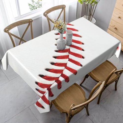 KAPPTYY Elegante Party-Tischdecke mit Baseball-Spitze, Nahaufnahme, mit weichem, dickem Stoff für Bankett-Feiern KAPPTYY Elegante Party-Tischdecke mit Baseball-Spitze, Nahaufnahme, mit weichem, dickem Stoff für Bankett-Feiern von KAPPTYY