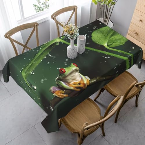 KAPPTYY Elegante Party-Tischdecke mit Frösch-Motiv, mit weichem, dickem Stoff für Bankett-Feiern KAPPTYY Elegante Party-Tischdecke mit Frösch-Motiv, mit weichem, dickem Stoff für Bankett-Feiern von KAPPTYY