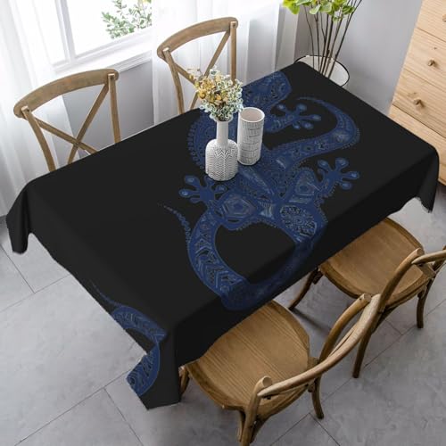 KAPPTYY Elegante Party-Tischdecke mit Gecko-Druck, mit weichem, dickem Stoff für Bankett-Feiern KAPPTYY Elegante Party-Tischdecke mit Gecko-Druck, mit weichem, dickem Stoff für Bankett-Feiern von KAPPTYY