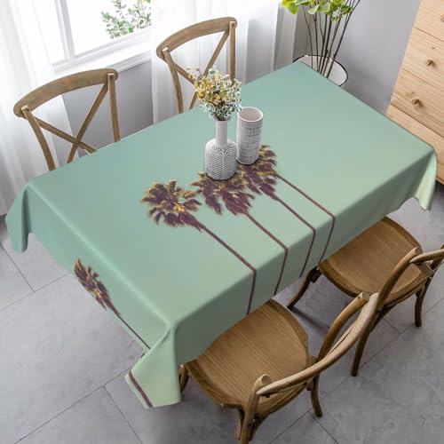 KAPPTYY Elegante Party-Tischdecke mit Palmen-Druck, mit weichem, dickem Stoff für Bankett-Feiern KAPPTYY Elegante Party-Tischdecke mit Palmen-Druck, mit weichem, dickem Stoff für Bankett-Feiern von KAPPTYY