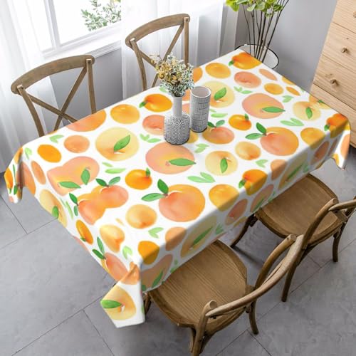 KAPPTYY Elegante Party-Tischdecke mit Pfirsichdruck, weicher dicker Stoff für Bankett-Feiern KAPPTYY Elegante Party-Tischdecke mit Pfirsichdruck, weicher dicker Stoff für Bankett-Feiern von KAPPTYY