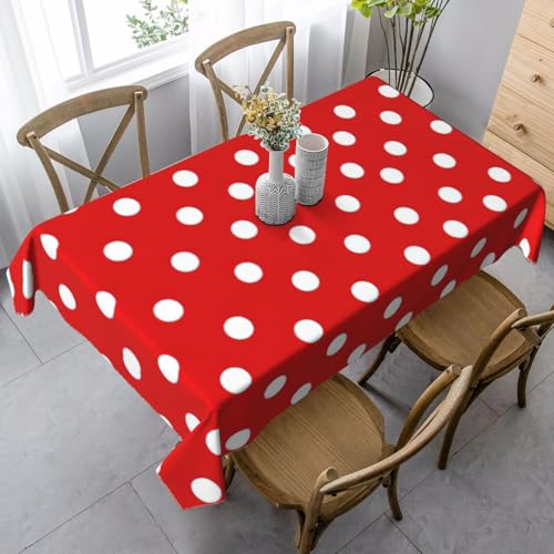 KAPPTYY Elegante Party-Tischdecke mit Punktmuster, weicher dicker Stoff für Bankett-Feiern KAPPTYY Elegante Party-Tischdecke mit Punktmuster, weicher dicker Stoff für Bankett-Feiern von KAPPTYY